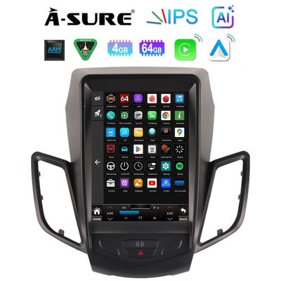For Ford Fiesta MK6 08-2016 9.7'' 64G 8-Core Android 15 CarPlay Car Stereo Radio