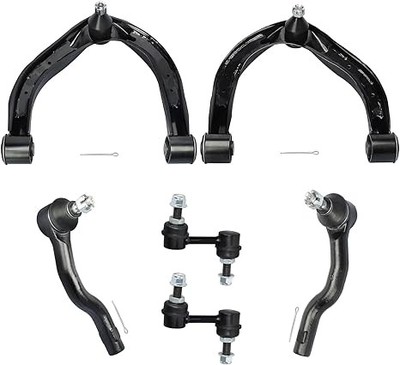 DRIVESTAR 6Pcs Front Upper Control Arms Outer Sway Bar for Infiniti QX56 Nissan