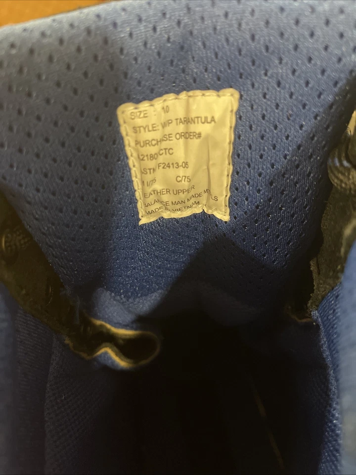 Chinook Tarantula Puntera de Acero Hombre Impermeable Cuero Negro Bota de Trabajo Talla 10 Foto 2 de 4