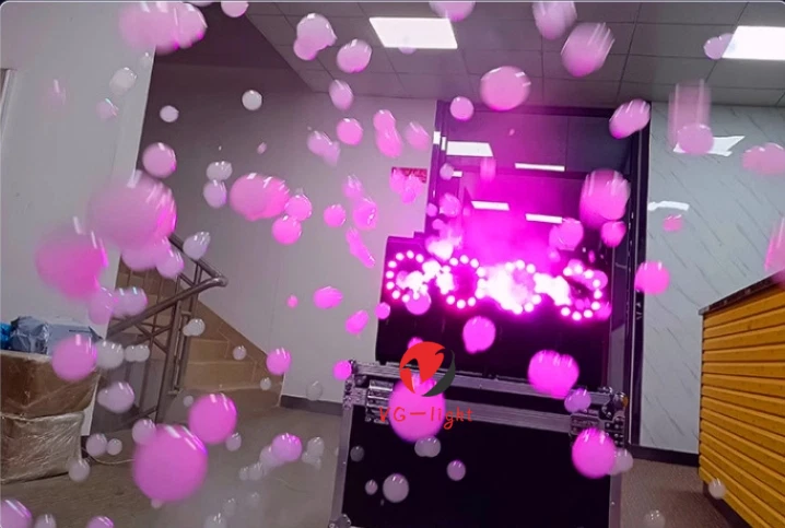 1500w Led Fog Machine Automatic Smoke Bubble Machine Party Wedding Disco Haze - Image 4 of 4