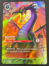 Maleficent - Monstrous Dragon 5/P3 Disney Lorcana Tournament Promo Card DLPC