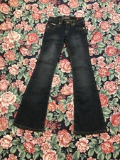 Vintage Dolce&Gabbana Pants Women’s Luxury Rare 90s Italy Size 29 Faded Flared