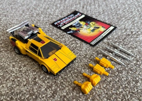 Sunstreaker G1 Transformers with Accessories & Booklet Vintage Toy 80s