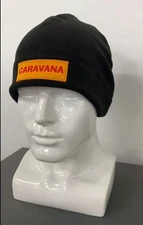 CARAVANA Skull Cap Winter Warm Fleece Windproof  Beanie Hats Black Color 