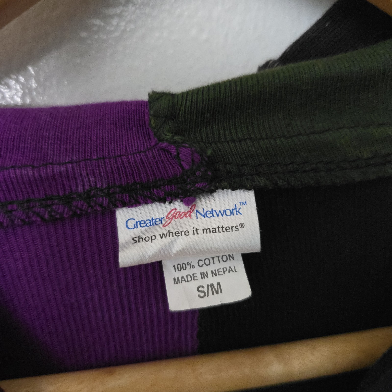 Greater Good Network Patchwork Zip Up Hoodie Wome… - image 2