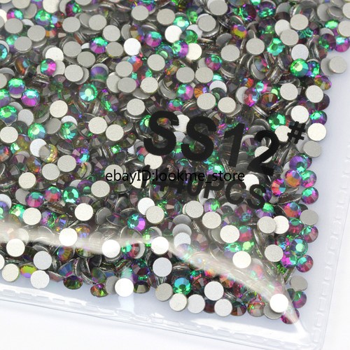 1440pcs 3mm ss12 Crystal Glass Flatback Rhinestones Gems Nail Art Crafts Beads - Picture 75 of 81