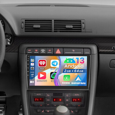 9'' Für Audi A4 8E B6 B7 2000-2009 CarPlay Autoradio GPS Navi BT Android 13 2+64G