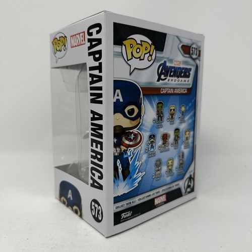 Funko Pop MARVEL AVENGERS ENDGAME - CAPTAIN AMERICA #573 + Free Protector - Imagen 3 de 9