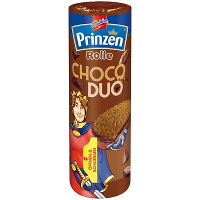 Prinzen Roll Round CHOCO DUO Cream cookies  Made in Germany 352g -FREE SHIPPING