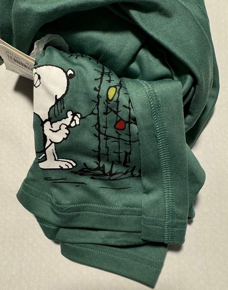Boxers de Navidad Snoopy para Hombres Medianos American Eagle Bolsillo Verde Foto 4 de 4