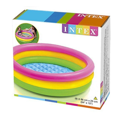 ⭐ Piscina hinchable 3 aros para bebe o niños: Intex, jardin, patio, Env.24h ⭐