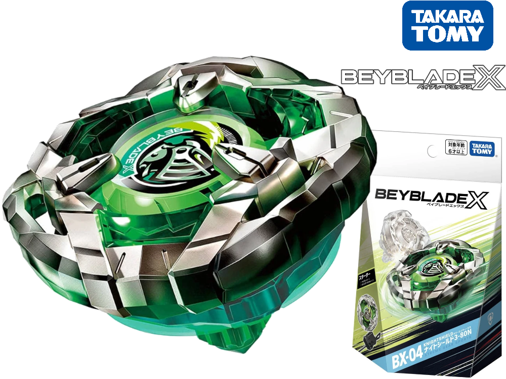 ベイブレードX bx 4点 Takara Tomy BX-04 Knight Shield 3-80N Beyblade X | eBay