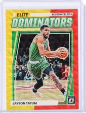 2022-23 Panini Optic Asia Dominators JAYSON TATUM Red GOLD Wave Prizm 66/99