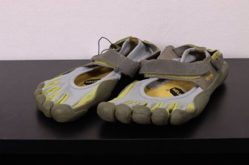 Chaussures Vibram FiveFingers Water - Femme, 6.5 US, Gris/Jaune - Très Bon État