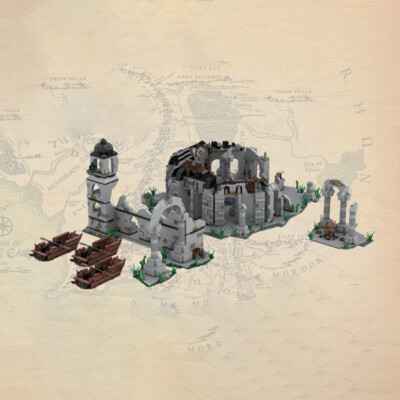 ZITIANYOUBUILD Abandoned City Citadel of the Host of Stars from Film 2838 PCS