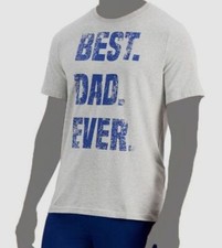  24 Club Room Men's Gray Best Dad Printed T-Shirt Sleepwear Pajama Top Size M