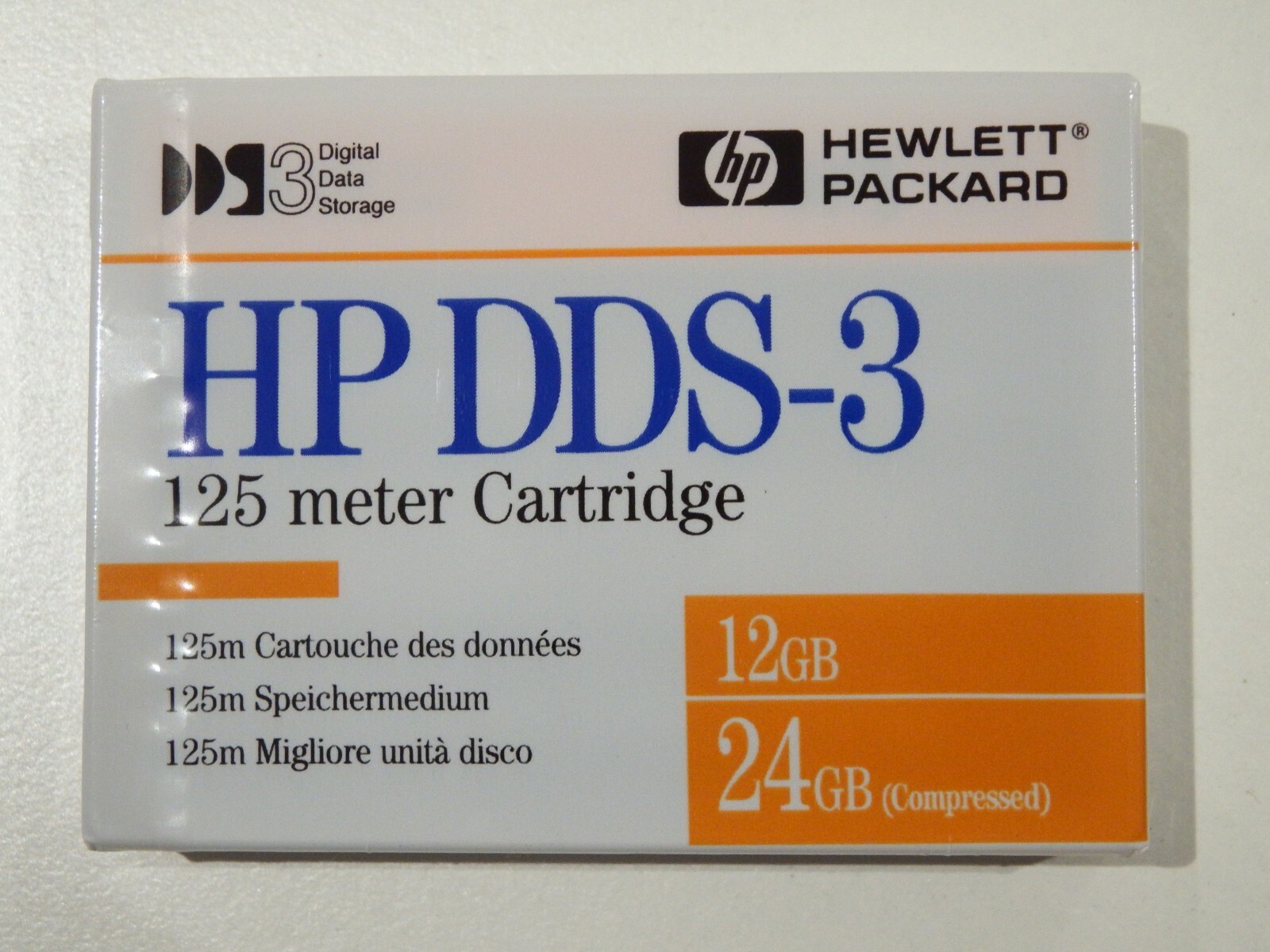 HP DDS3/DDS-3 DAT Data Tape/Cartridge 12/24GB 125m 4mm C1517A NEW