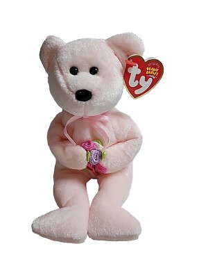 Ty Beanie Baby - Dear - The Bear - Error Ear Tag 2004 - Tush 2003 NEW - MINT *L1