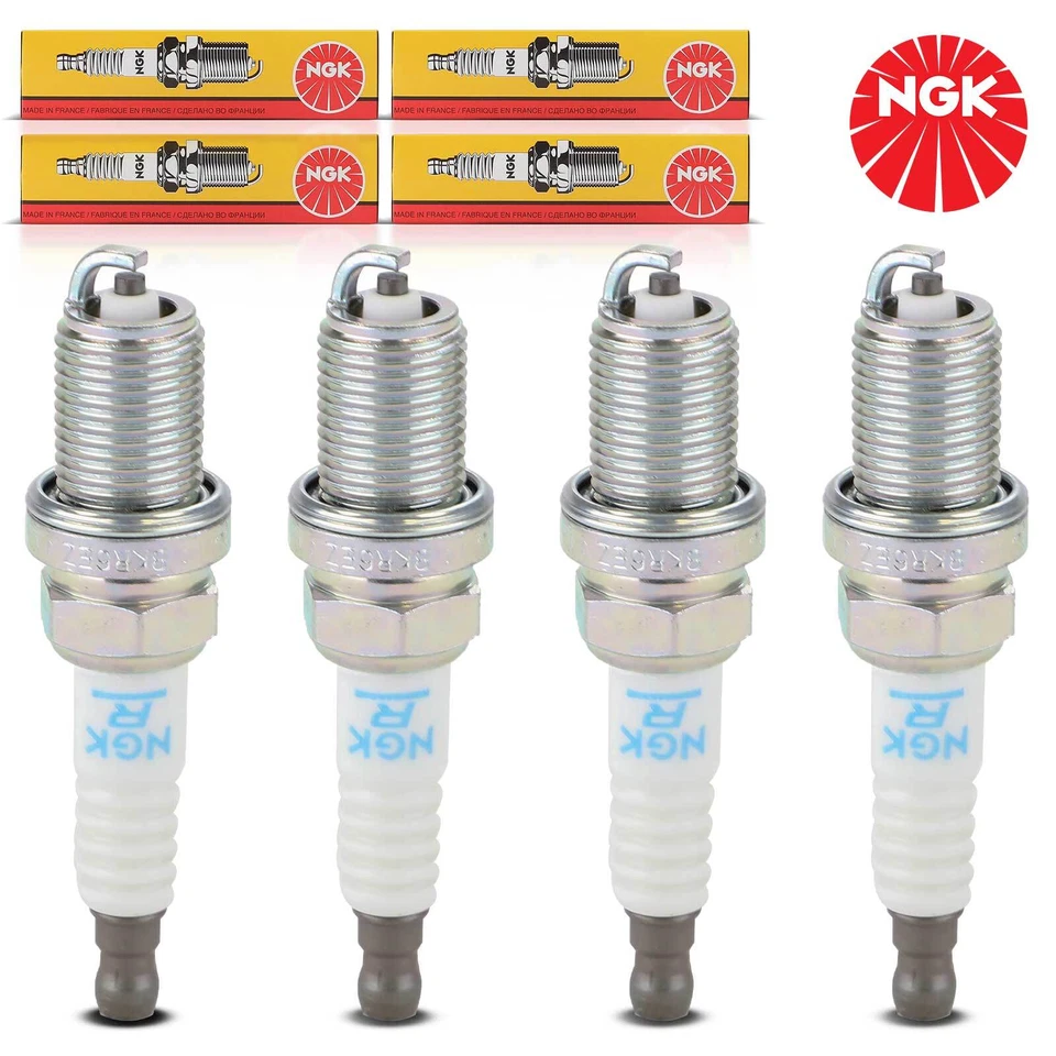 4x NGK ZÜNDKERZEN BKR6EZ FÜR AUDI A4 BMW 3ER 5ER CITROËN C2 C3 PEUGEOT 206 207 - Bild 3 von 4