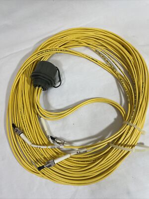 25FT Optical Fiber Duplex 8.3/125 Network Optic Cable Amphenol Connector E92128