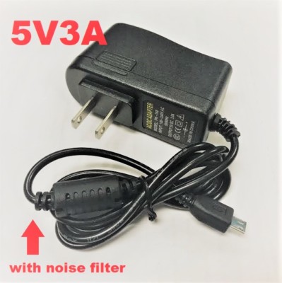 5V 3A Micro USB Power Supply Adapter Wall Charger for Raspberry Pi B+/B 2A 2.5A