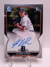 2023 Bowman Chrome Prospect Auto Wilmer Flores #CPA-WF 1st Bowman Rookie