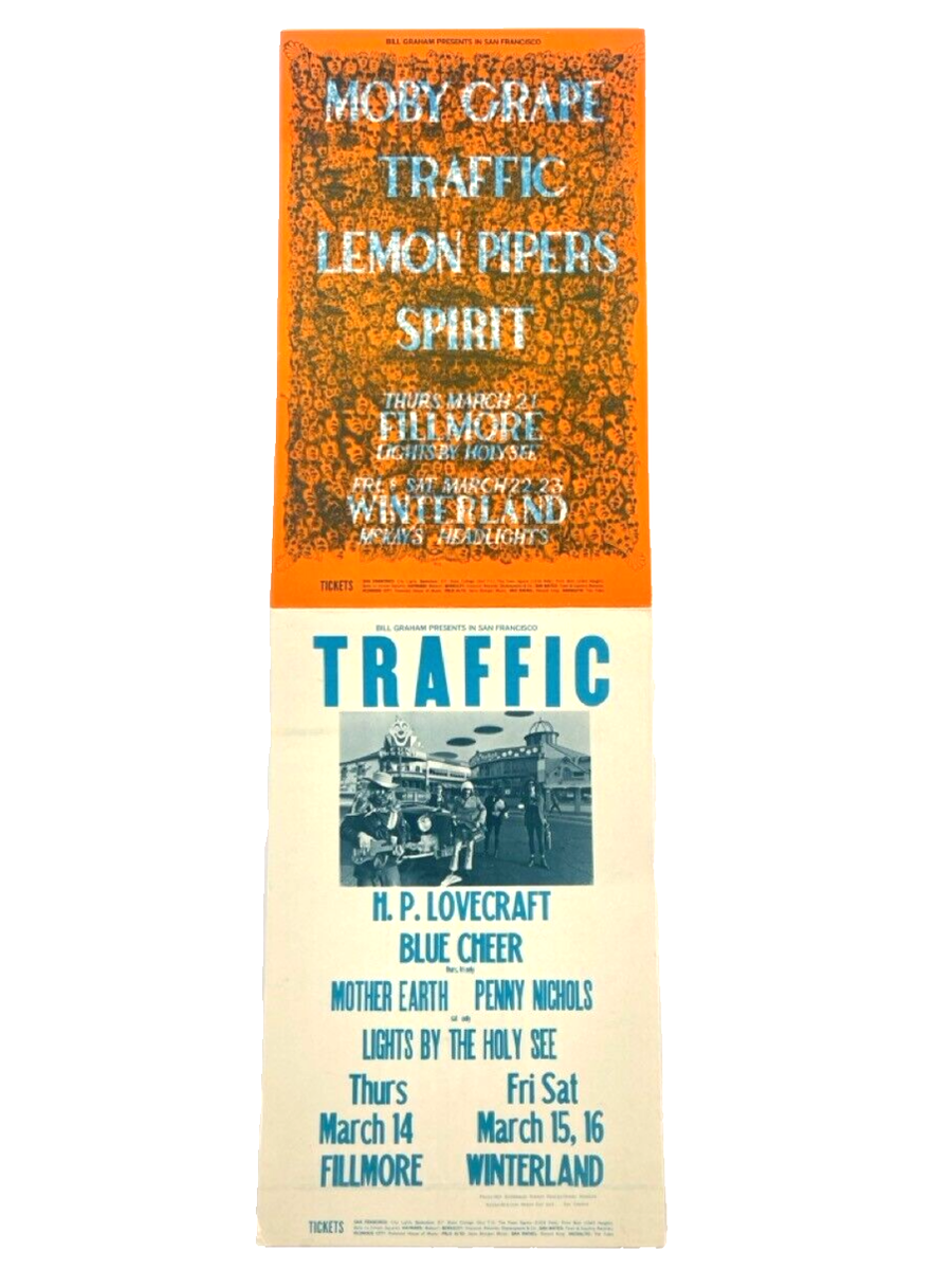 1968 Blue Cheer, Traffic, Moby Grape Fillmore Double