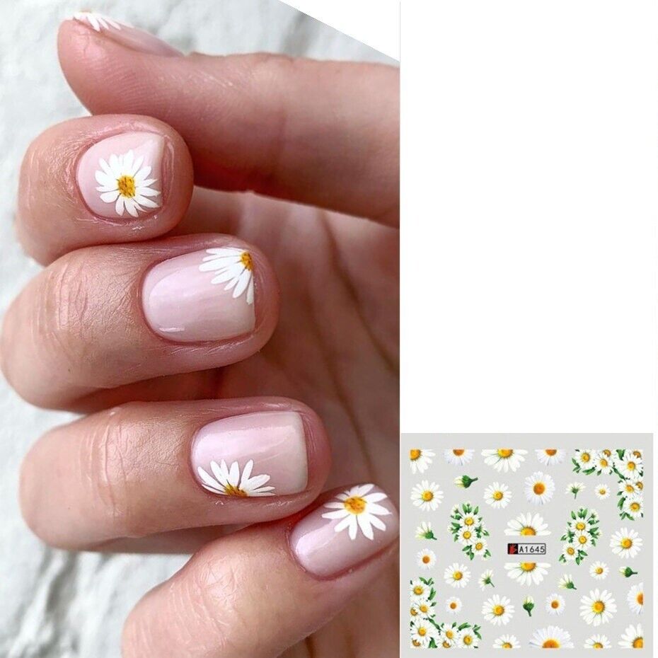BlueHost.com | Daisy nails, Flower nails, Gel nails