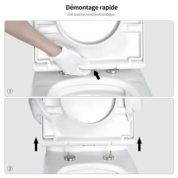 Siège De Toilette Abattant Avec Couvercle Wc Siège De Toilette