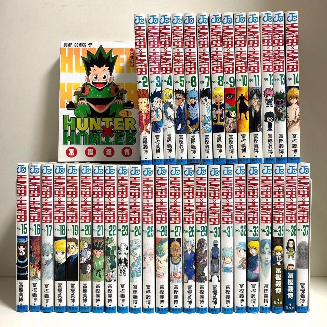 Used Hunter x Hunter Vol.1-37 Complete Full set Manga Comics in