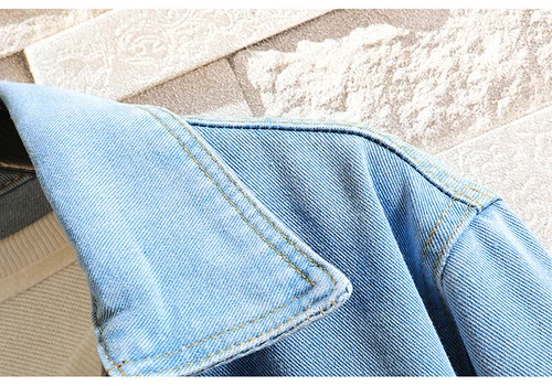 Spring Autum Men Long Jeans Trench Coat Loose Lapel Collar Casual Jeans Jackets - Picture 10 of 20