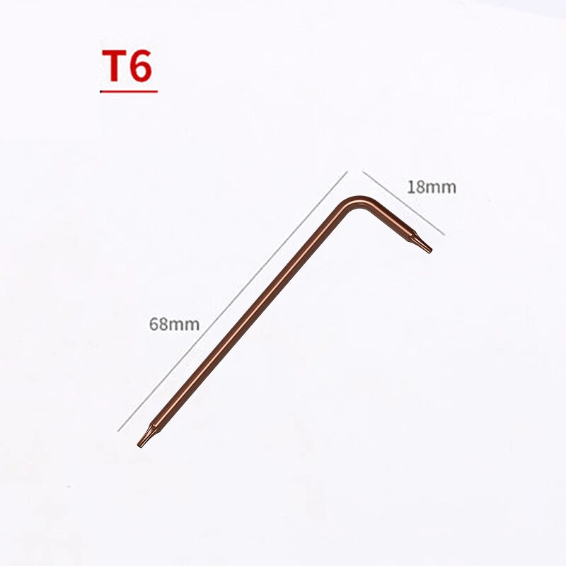 S2 Torx Key T6-T50 Solid Wrench Star Key LONG Double Ended L-Shaped Allen Key - Image 3 of 4