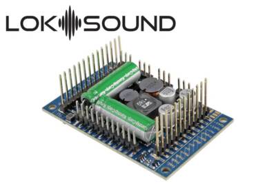 ESU 58515 Loksound 5 XL DCC/MM/SX/M4 Sound Decoder - PowerPack - Pin Headers