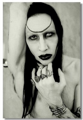 marilyn manson pop singer star room club Wall Print Poster 20x30