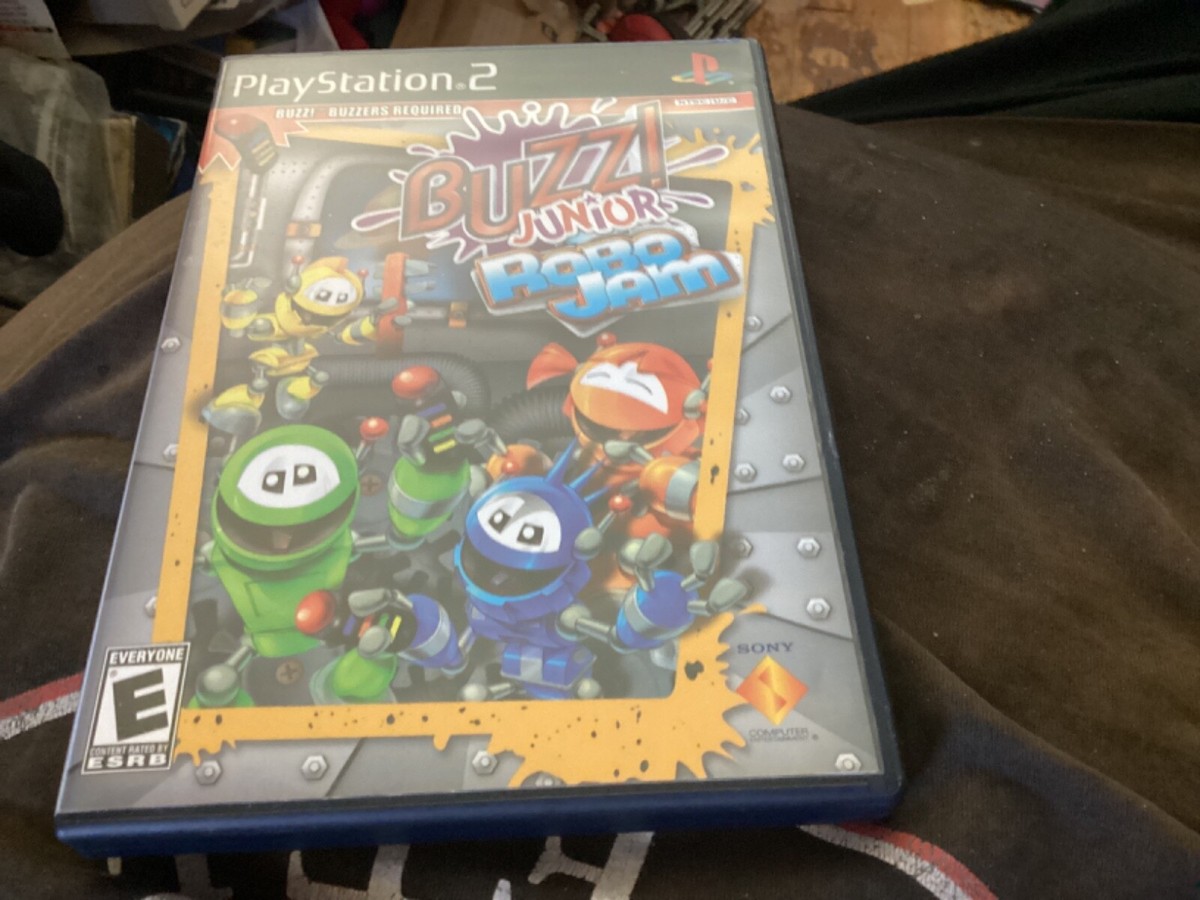 Playstation PS2 Buzz! Junior Robo Jam Game Black Label CIB
