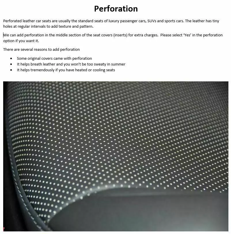 Porsche 911/ 912/ 924/ 930/ 944(1974-1984) Leather Replacement Black Seat Covers - Image 4 of 4