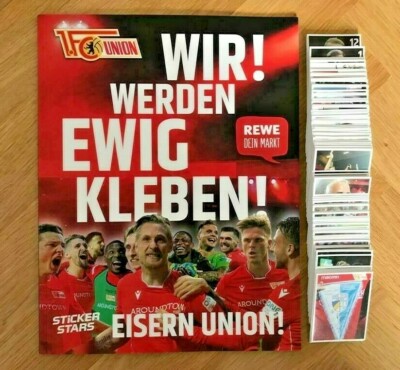 REWE Stickerstars: 1.FC Union Berlin 1/5/10/20/30/50 Sticker aussuchen Komplett