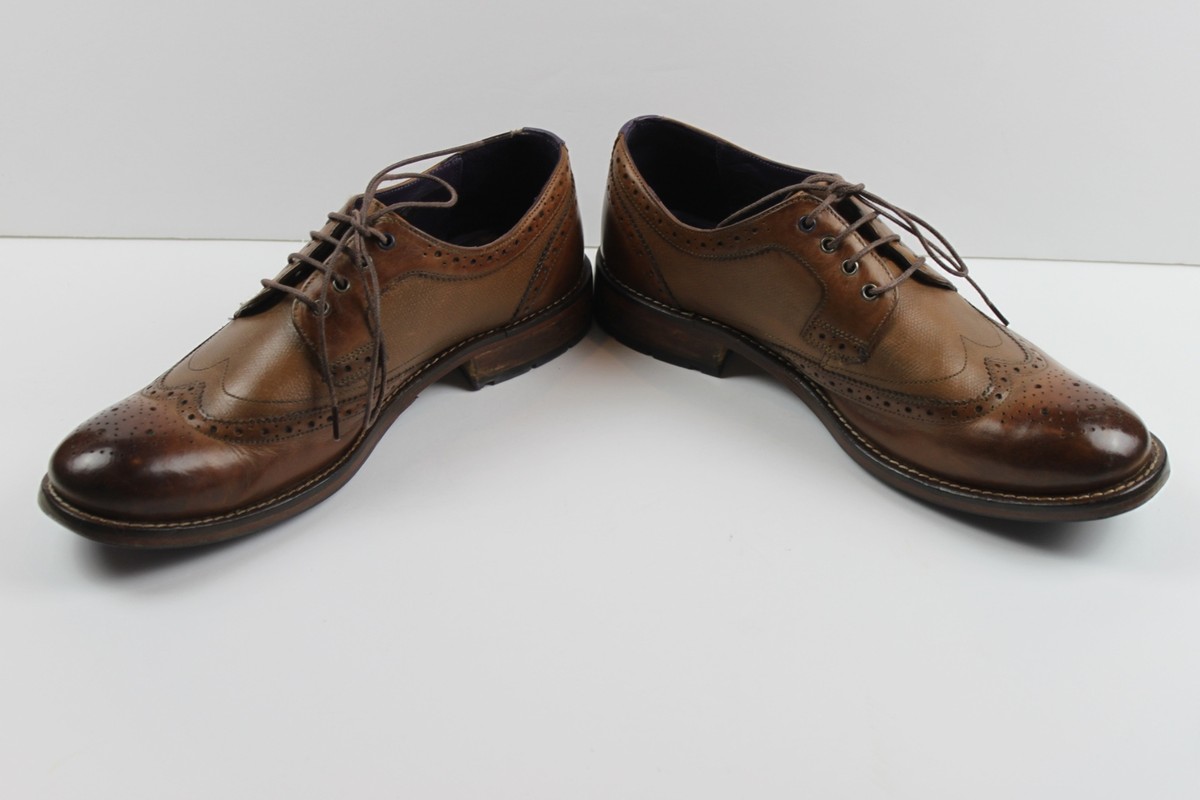 Ted Baker Cassiuss 4 Tan Leather Oxford Shoes Size 9 Style: 9-15152 Amazon.com | Ted Baker Men main image 2