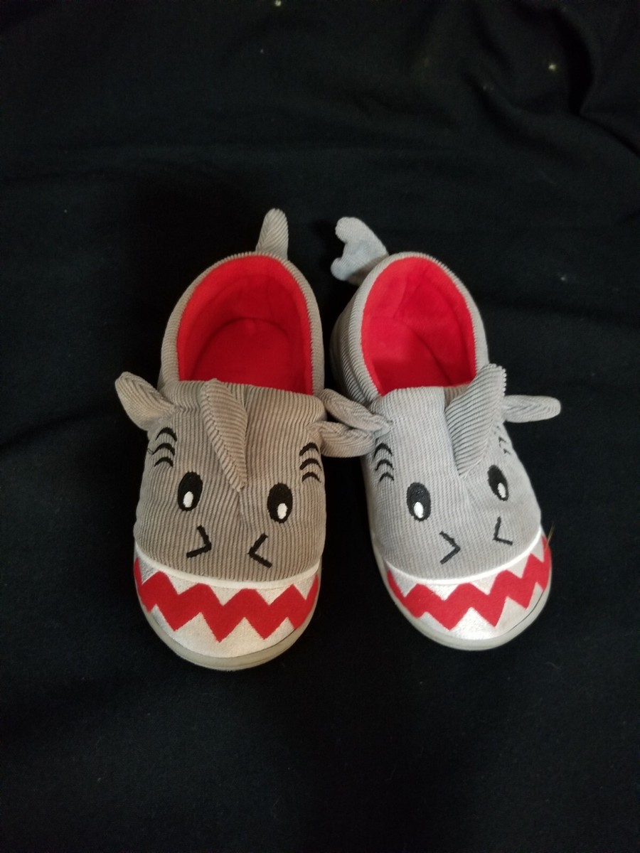 Toddler Slip Baby Shark Slippers Wonder Nation Infant Or Toddler
