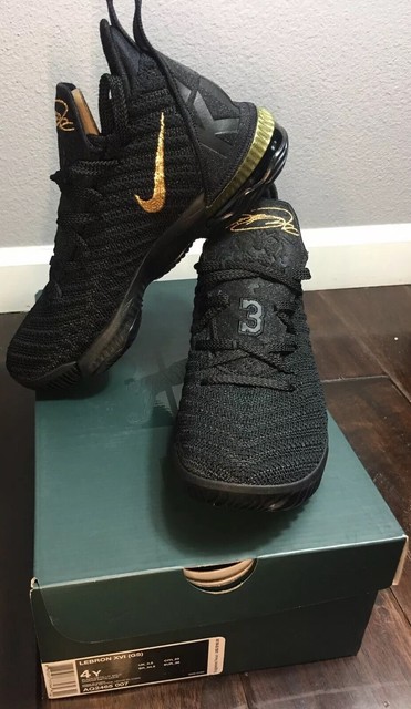 lebron xvi black and gold