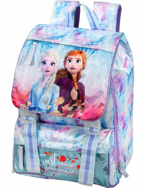 Zaino Frozen per la scuola con stampe di Anna ed Elsa regina del ghiaccio