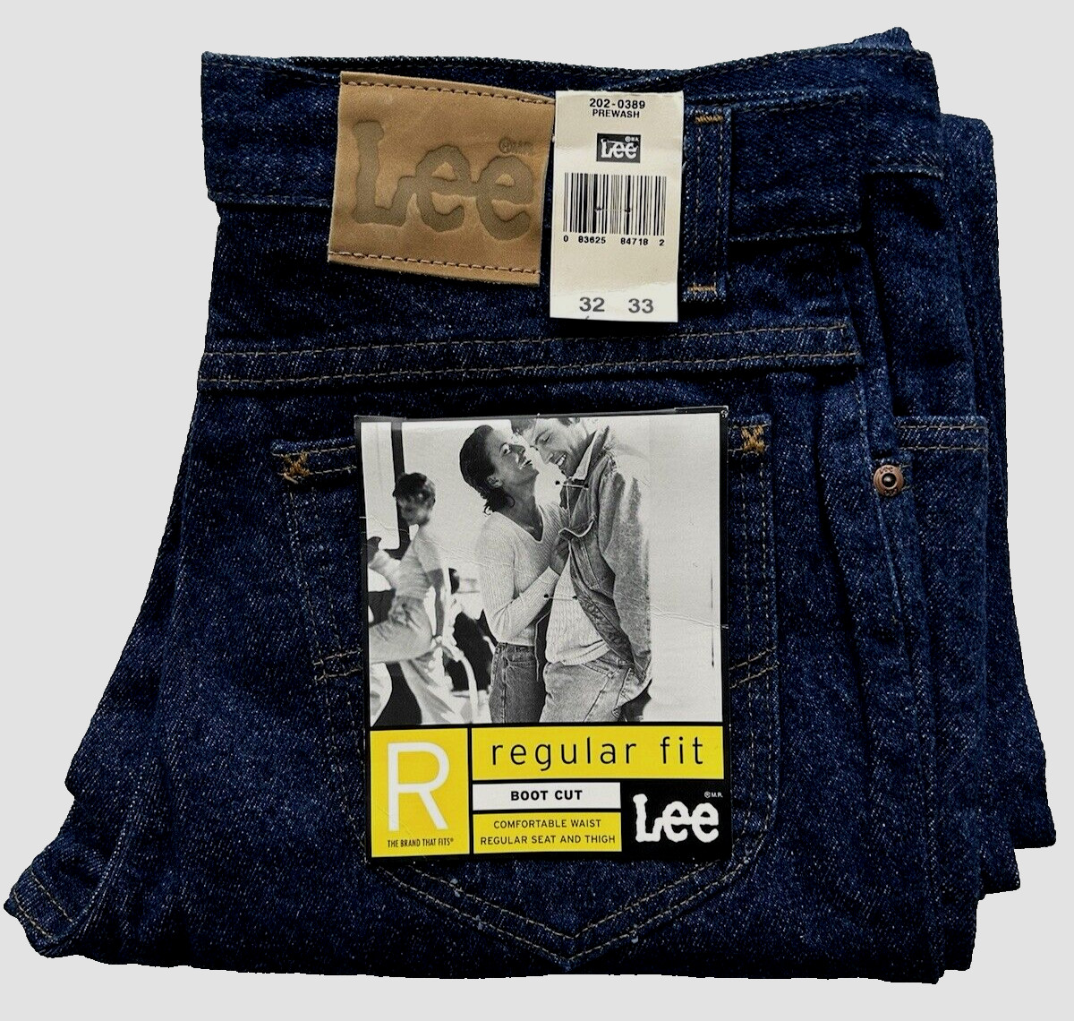 &rsquo;s Lee Jeans Rare Size 32x33 Pre-washed Regular Fit Boot C