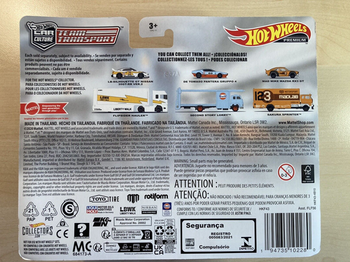Hot wheels Team Transport new Gulf De Tomaso Pantera Gruppo 4 on Real Riders - Picture 6 of 6