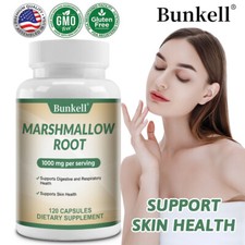 Marshmallow Root Capsules to Support Respiratory, Skin and Gut Repair