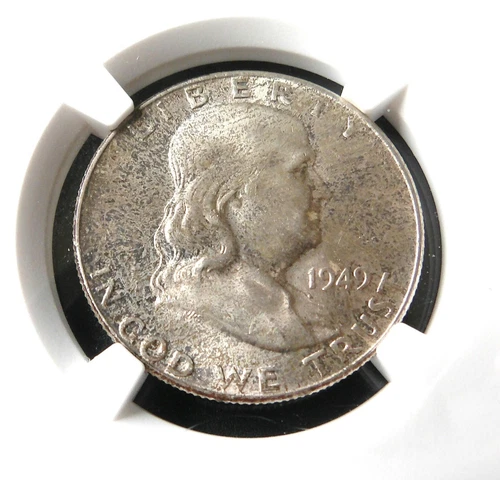 1949 Franklin Silver Half Dollar Certified NGC MS65 Original Toning