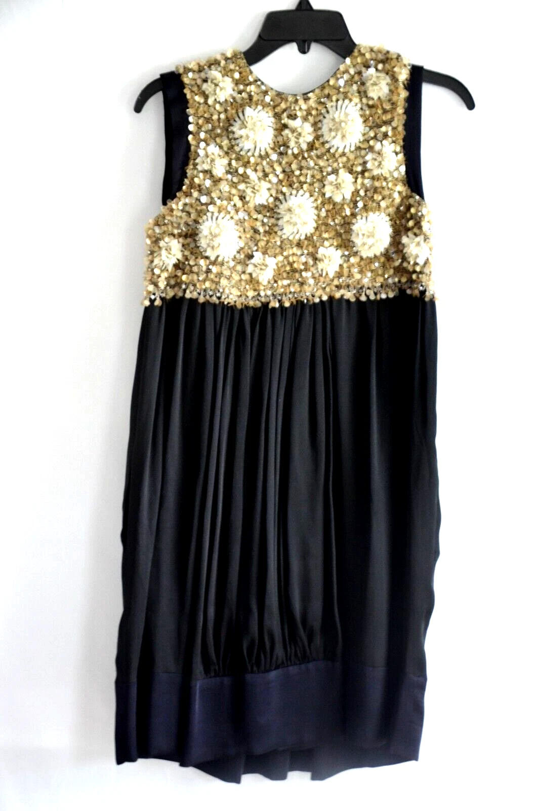 Balenciaga — Balenciaga Paris Runway Embellished Crystal Vintage Cocktail Dress US 2 4  FR 36