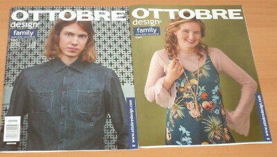 OTTOBRE design family damen 32-56/ herren 46-60 + Schnittmuster Ausgabe 7/2017