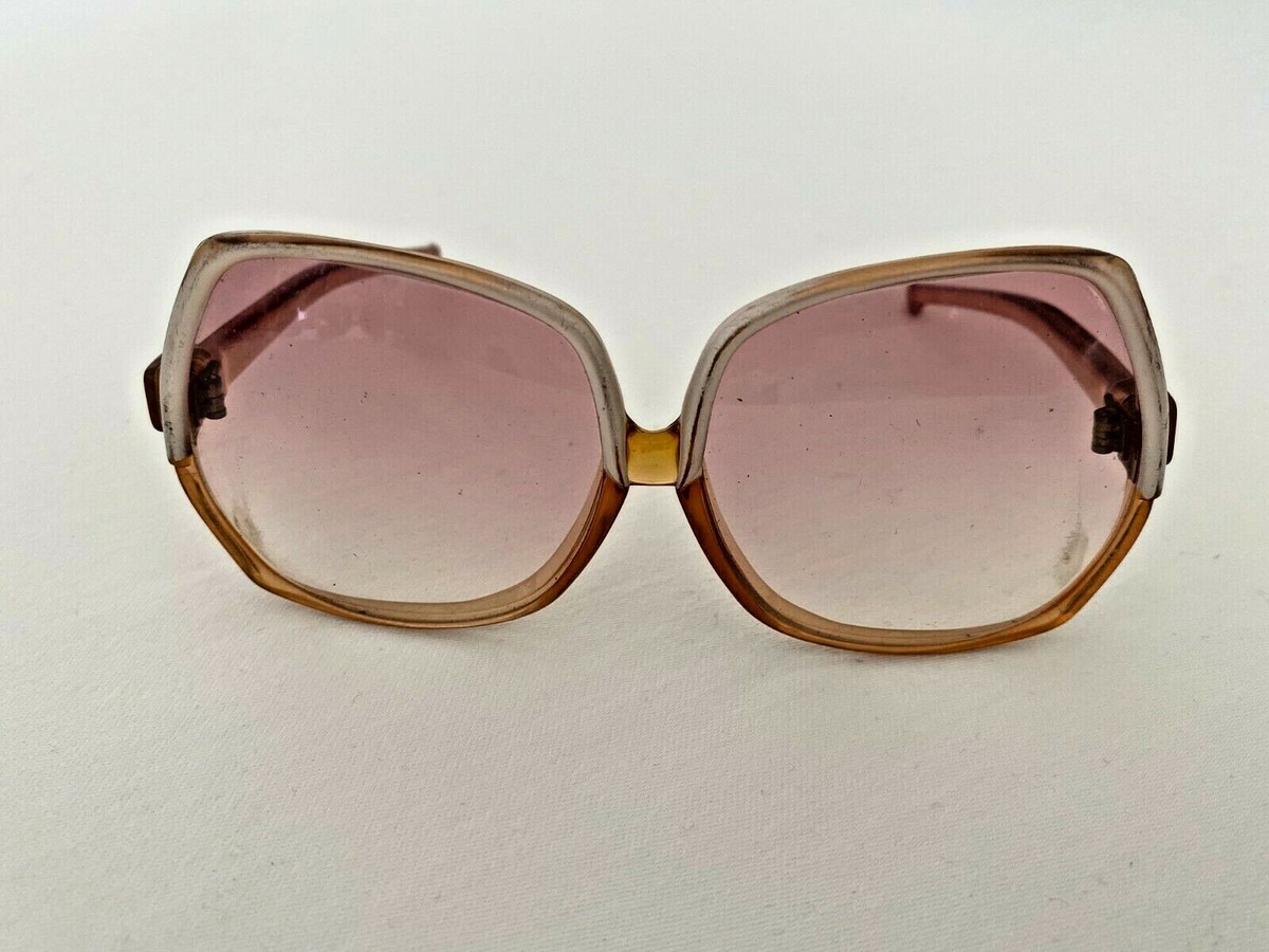 Annie Saral France Vintage Designer Oversized Sunglasses Gradient Tortoise ??Vintage Splendid Anacole impeccably designed tortoise  main image 3