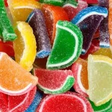 Assorted Mini Fruit Slices Nostalgic Jelly Slice Candy 5 Pounds FREE SHIPPING