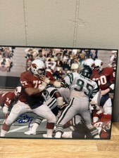 Autographed DAN DIERDORF St. Louis Cardinals  8X10 Photo framed